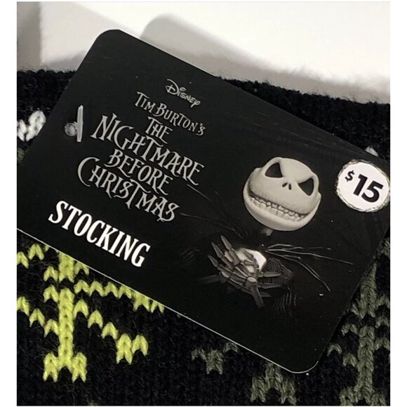 Disney Xmas Stocking The Nightmare Before Christmas Jack Skellington Knit 19’. - Picture 2 of 10